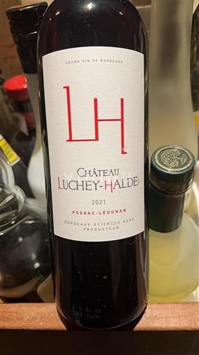 Bordeaux Pessac-Léognan Château Luchey-Halde 2021