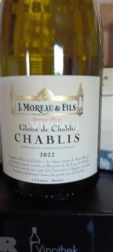 Bourgogne Chablis J. Moreau & Fils Gloire de Chablis 2022
