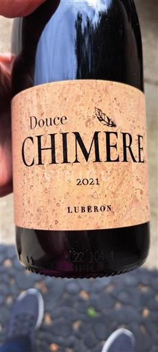 Vin Rouge sec Douce Chimère 2021 France Vallée du Rhône Luberon