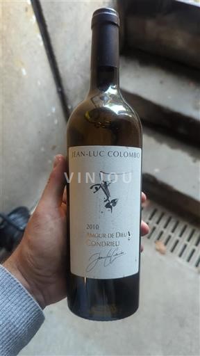 Vallée du Rhône Condrieu Jean-Luc Colombo Amour de Dieu 2010