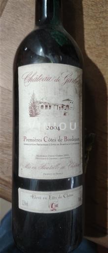 Bordeaux Premières-côtes-de-bordeaux Château Garbes 2004