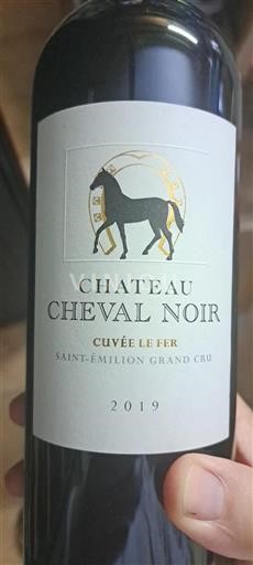 Bordeaux Saint-Émilion Grand Cru Cheval Noir Le Fer 2019