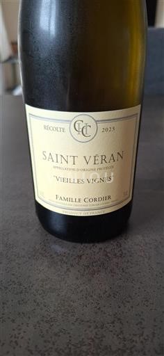 Borgoña Saint-Véran Famille Cordier Vieilles Vignes 2023