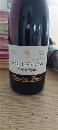 Burgundi Pernand-vergelesses Domaine Baptiste Guyot Vieilles Vignes 2022