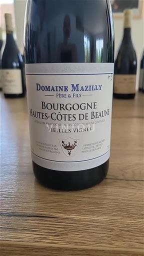 Burgundy Hautes-Côtes de Beaune Domaine Mazilly Vieilles Vignes 2018