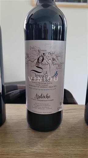 Vin Rouge sec La Gran Terre Non millésimé France Alpes et pays Rhodaniens Ardèche