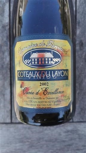 Loiren laakso Coteaux-du-Layon Domaine Fierevaux d'Excellence 2002