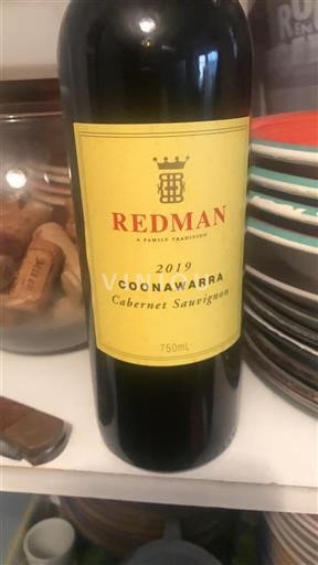 Australie-Méridionale Coonawarra Redman Cabernet Sauvignon 2019