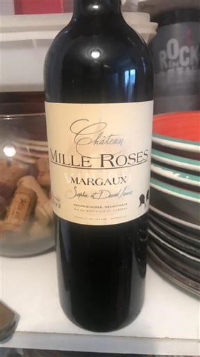 Bordeaux Margaux Château Mille Roses 2014
