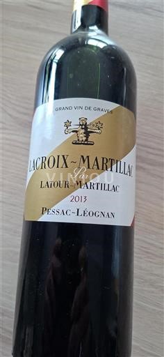 Bordeaux Pessac-Léognan Château Latour-Martillac Lacroix-Martillac 2013