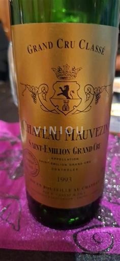 Bordeaux Saint-Émilion Grand Cru Grand Cru Château Mauvezin 1993