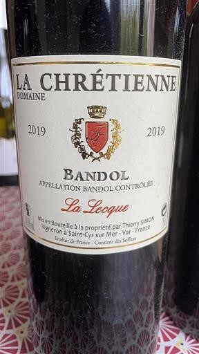 Provence Bandol La Chrétienne La Lecque 2019