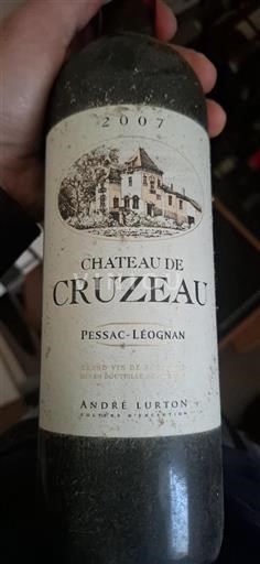 Bordeaux Pessac-Léognan Château Cruzeau 2007