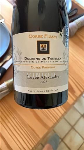Korsika Ikke specificeret Domaine Tanella Alexandra 2022