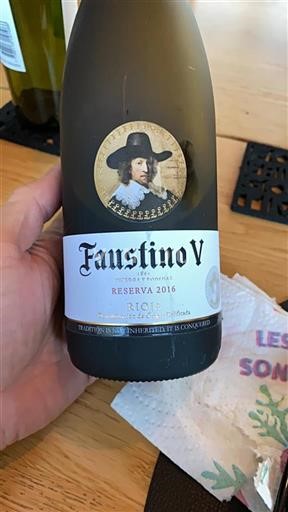 La Rioja rioja Faustino Faustino V Reserva 2016