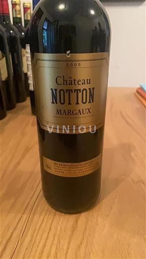 Bordeaux Margaux Château Notton 2005