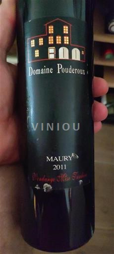 Roussillon Maury Domaine Pouderoux Vendange Hors Tardive 2011
