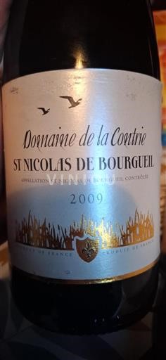 Loire-dalen Saint-Nicolas-De-Bourgueil Domaine La Contrie 2009
