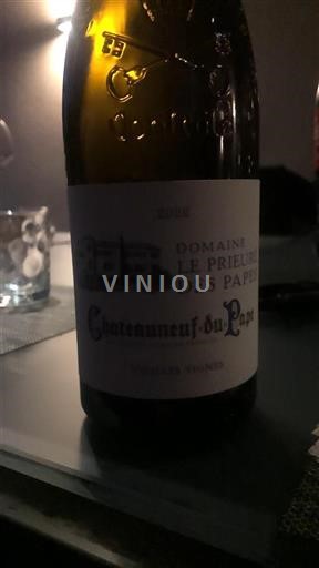 Vin Rouge sec Vieilles Vignes Domaine Le Prieuré des Papes 2022 France Vallée du Rhône Châteauneuf-du-pape AOC