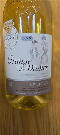 Valle del Ródano Ventoux Grange des Dames 2016