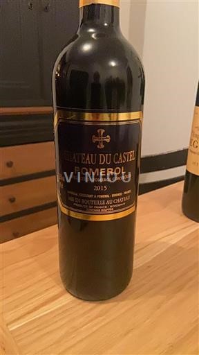Bordeaux Pomerol Château Castel 2015