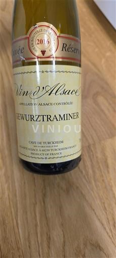 Alsace Grand Cru Cave de Turckheim Réserve 2016