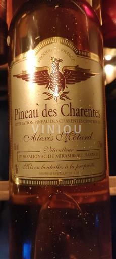 Poitou-Charentes Pineau des Charentes Alexis Motard Neleten.