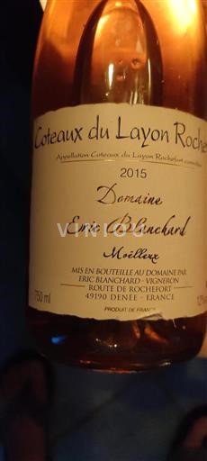 Loire-dalen Ikke specificeret Domaine Eric Blanchard 2015