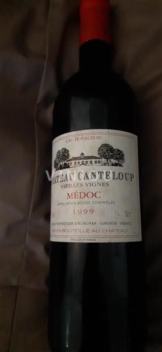 Bordeaux Médoc Cru Bourgeois Château Canteloup Vieilles Vignes 1999