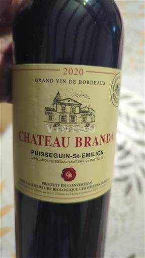 Bordeaux Puisseguin-Saint-Émilion Château Branda 2020