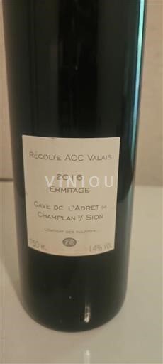 Valais Ikke specificeret Cave De L'adret Ermitage 2016