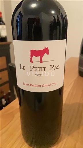 Vin Rouge sec Le Petit Pas 2021 France Bordeaux Saint-Émilion Grand Cru