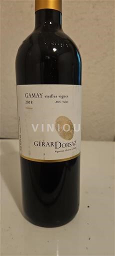 Valais Não especificado Gérard Dorsaz Vieilles Vignes 2018