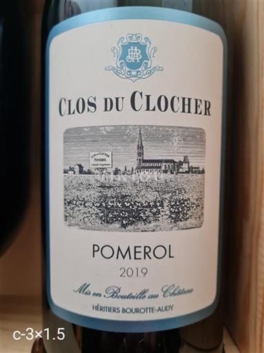 Bordeaux Pomerol Clos du Clocher 2019