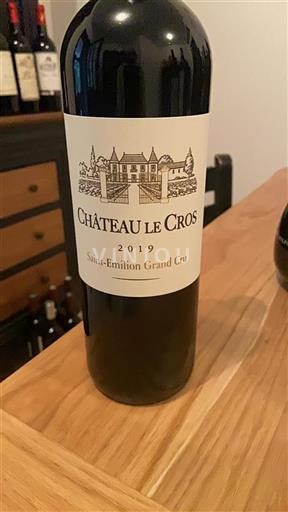 Bordeaux Saint-Émilion Grand Cru Château Le Cros 2019