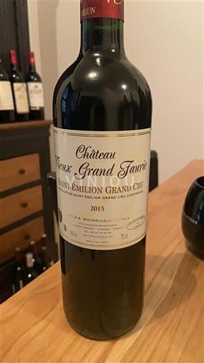 Bordeaux Saint-Émilion Grand Cru Château Vieux Grand Faurie 2015