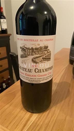 Burdeos Saint-Émilion Gran Cru Grand Cru Château Champion 2015