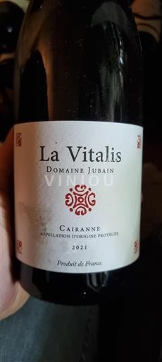 Rhônedalen Cairanne Domaine Jubain La Vitalis 2021
