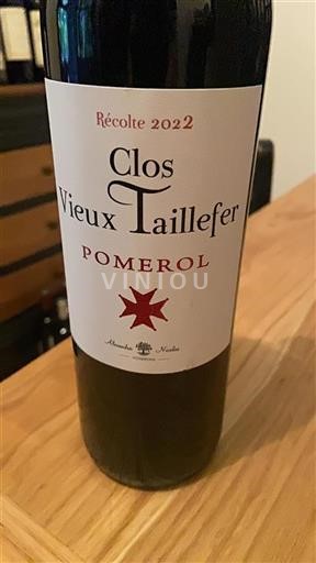 Burdeos Pomerol Clos Vieux Taillefer 2022
