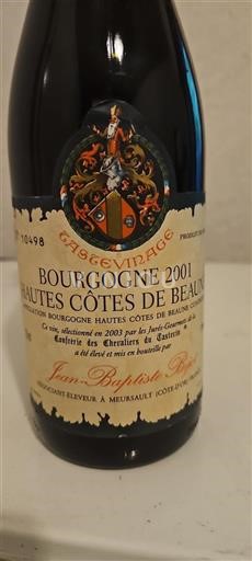 Bourgogne Hautes Côtes de Beaune Jean-Baptiste Béjot 2001