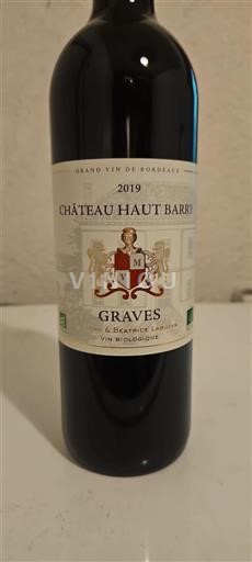 Bordeaux Graves Château Haut Barry 2019