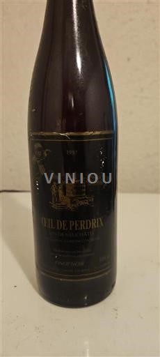 Neuchâtel Neuchâtel AOC Œil de Perdrix 1997