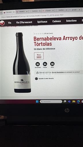 Madrid Vinos de Madrid Bernabeleva Arroyo del Tórtolas 2022