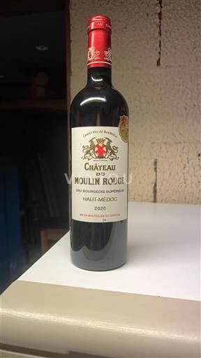 Burdeos Haut-Médoc Cru Bourgeois Supérieur Château Moulin Rouge 2020