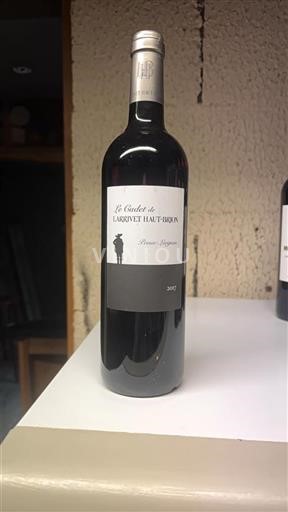 Bordeaux Pessac-Léognan Château Larrivet Haut-Brion Le Cadet de Larrivet Haut-Brion 2017