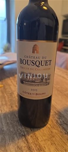 Bordeaux Côtes-de-bourg Château Bousquet Tholus du Colombier 2015