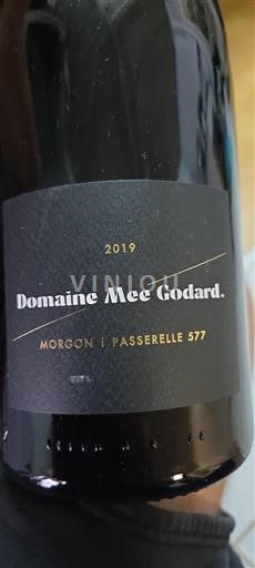 Beaujolais Morgon Domaine Mee Godard Passerelle 577 2019