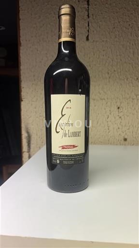 Bordeaux Fronsac Château Lambert Exception de Lambert 2018