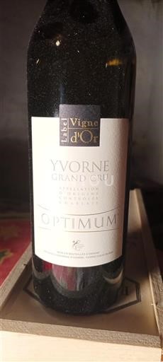 Vaud Chablais AOC Grand Cru Artisans Vignerons Yvorne Optimum Non Millésimé