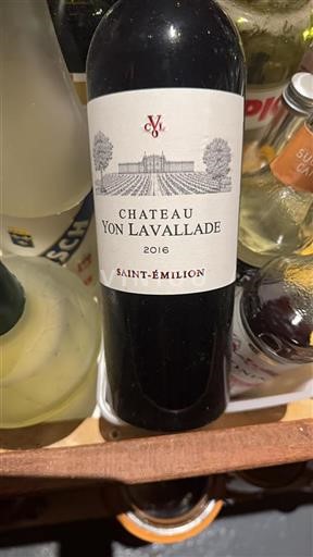 Bordeaux Saint-Émilion Château Yon Lavallade 2016